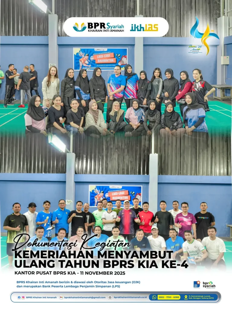 🎉 Selamat Ulang Tahun ke-4 BPRS Khairan Inti Amanah! 🎉Dengan tema “Tumbuh Sehat, Inovasi Berk (1)