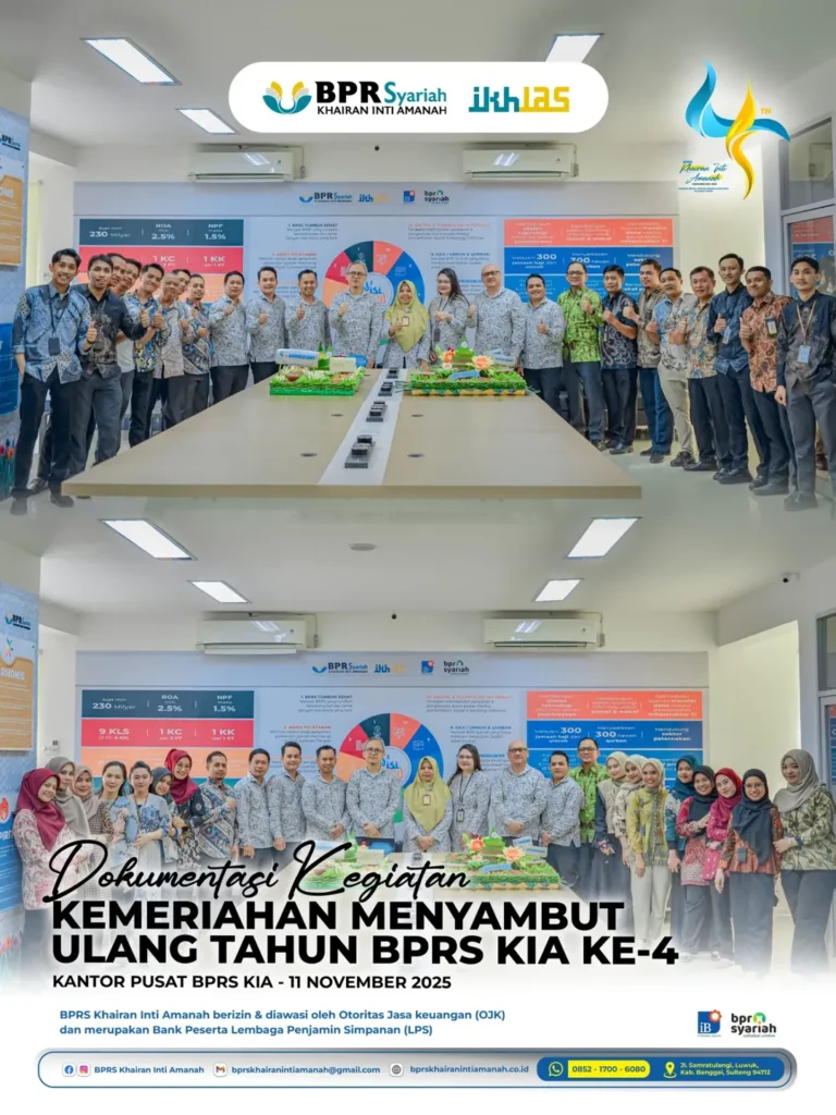 🎉 Selamat Ulang Tahun ke-4 BPRS Khairan Inti Amanah! 🎉Dengan tema “Tumbuh Sehat, Inovasi Berk (3)