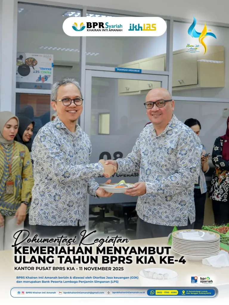 🎉 Selamat Ulang Tahun ke-4 BPRS Khairan Inti Amanah! 🎉Dengan tema “Tumbuh Sehat, Inovasi Berk (8)